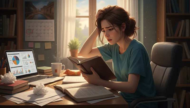 Illustration of fret: To worry or be anxious.