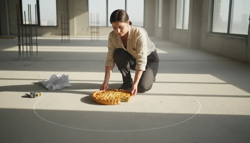 Illustration of pie: a mathematical term for the ratio of a circle's circumference