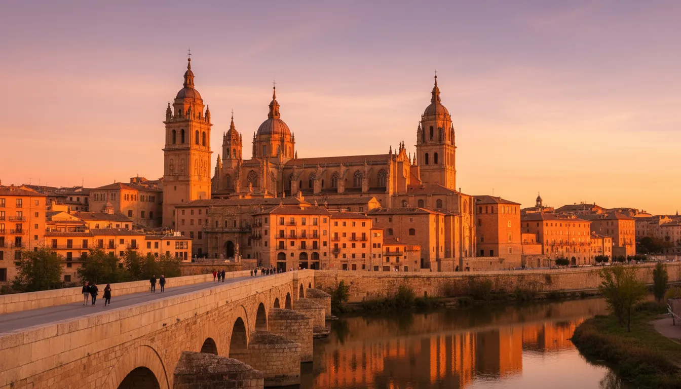 Salamanca 的插圖：A city in Spain known for its history.