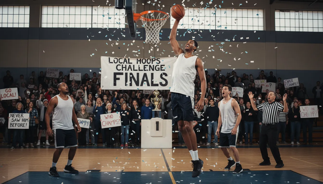 Illustrazione di ringer: highly skilled player secretly entered into a competition
