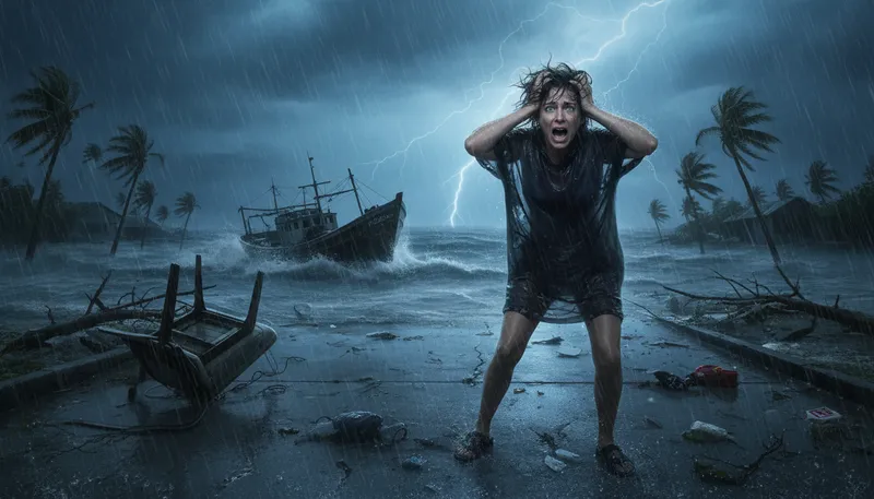 Illustration of out of one's mind: acting very strangely or irrationally.