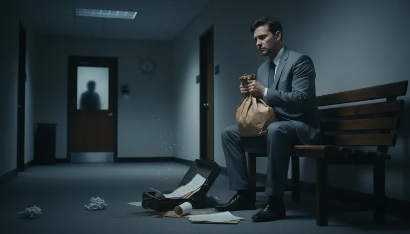 Illustration of get the sack: to be dismissed from a job