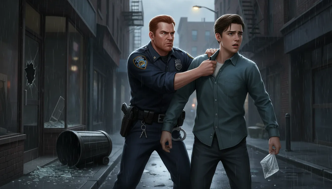 Illustration von feel someone's collar: To confront or catch someone doing wrong.