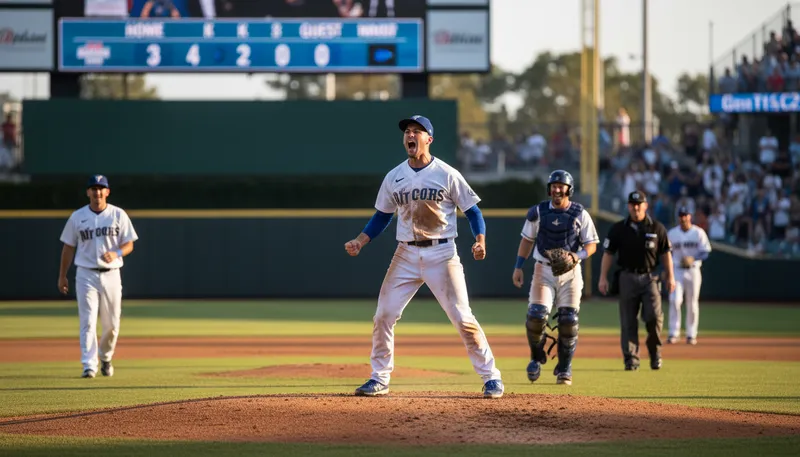 Illustration of strikeout: an out made by a batter in baseball.