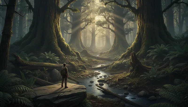 Illustration of primordial: Existing from the beginning of time.