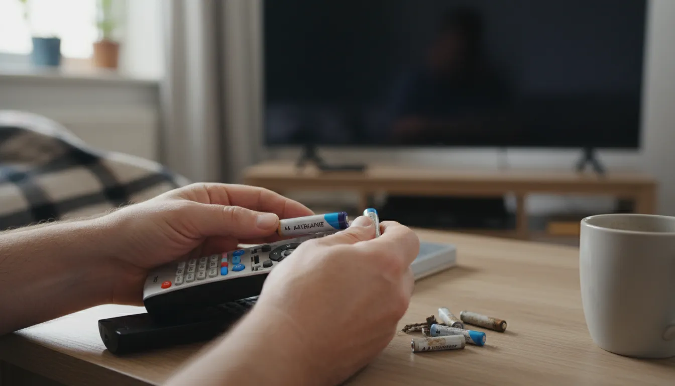 change one's battery-এর ইলাস্ট্রেশন: replace a power source in a device