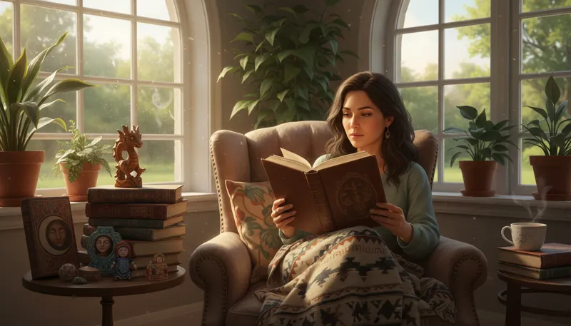 Illustration of folklore: the study of myths and legends