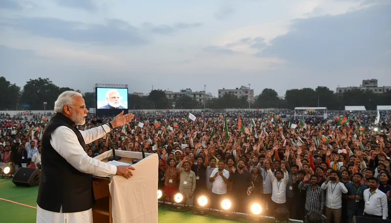 Illustration of modi: referring to Indian politician Narendra Modi