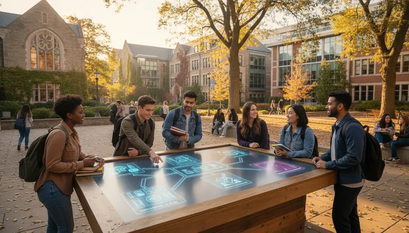 Illustration of CMU: An abbreviation for a well-known university.