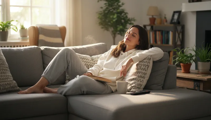 Illustration of sweatpants: Casual pants made for comfort and leisure.