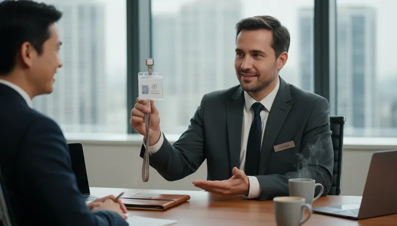 Illustration of credential: A document proving a person's qualifications.
