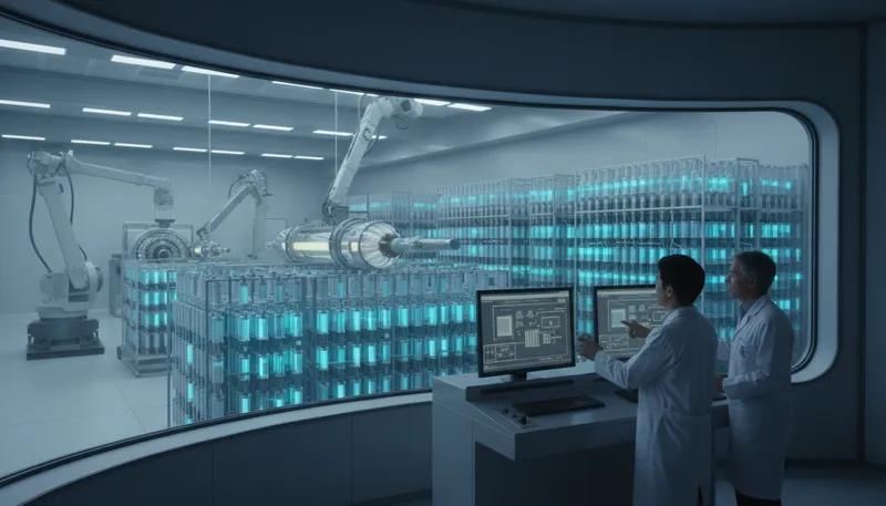 Illustration of breeder: a type of nuclear reactor design