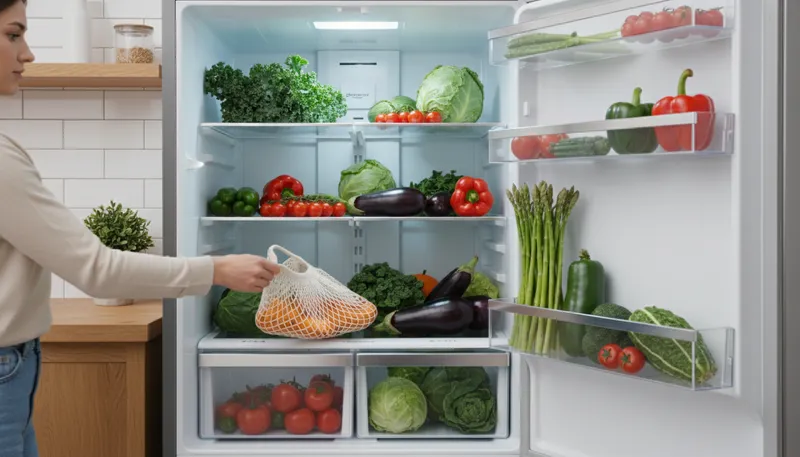Illustration of fridge: an appliance for keeping food cold