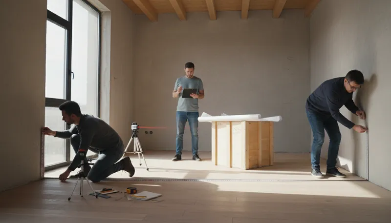 Illustration of measurement: the act of measuring