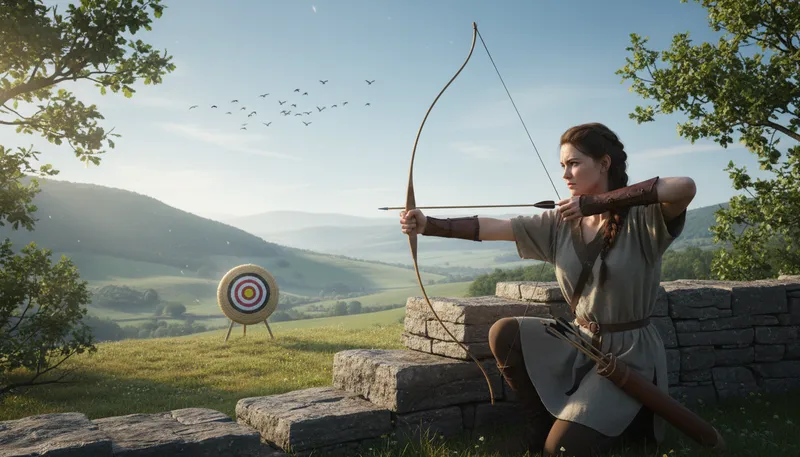 Illustration of take aim: to direct focus or attention toward something