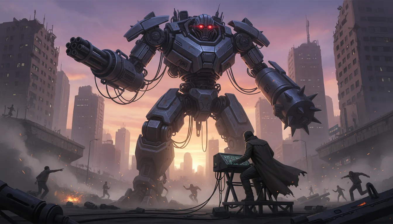 Illustration von weaponized: modified into a tool for causing harm
