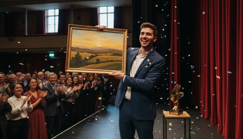 Illustration of prize: to value highly or award