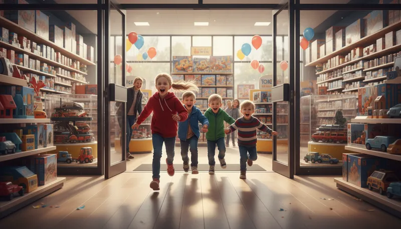 Illustration of store: A place where items are sold.