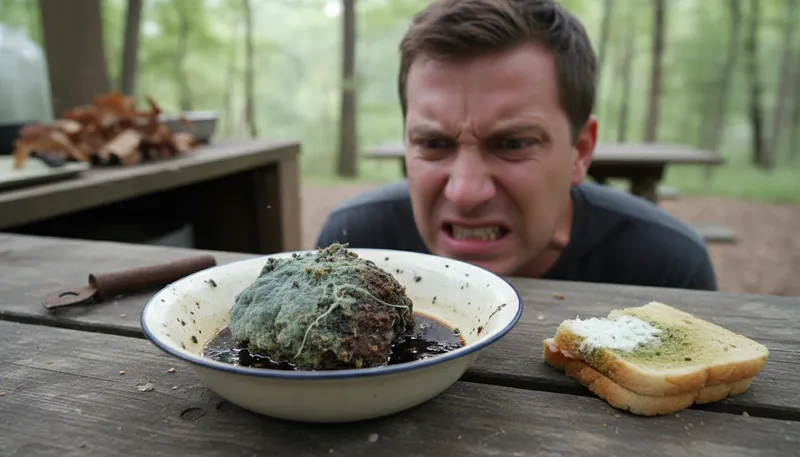 Illustration of disgust: Strong feeling of dislike or repulsion.