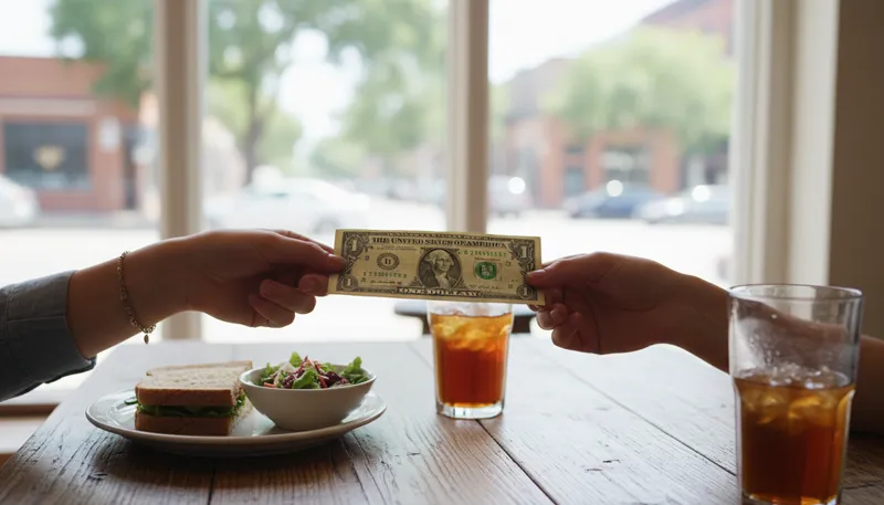 Illustration of greenback: a U.S. dollar bill