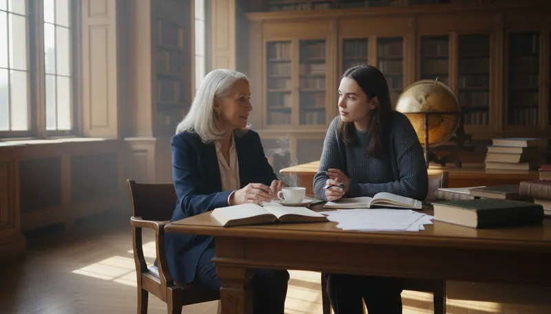Illustration of guidance: the act of directing or leading
