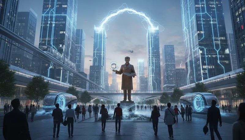 Illustration of nikola: A name often associated with inventor Nikola Tesla.