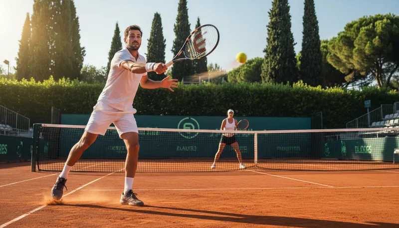 Illustration of volley: a series of shots or responses in quick succession.