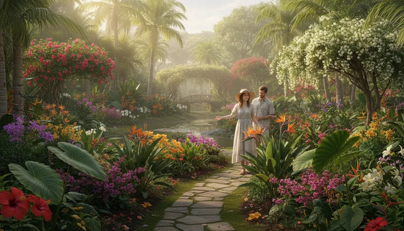 Illustration of subtropical: Relating to regions just above the tropics.