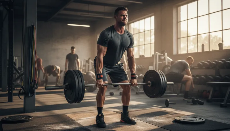 Illustration of manly: Having qualities traditionally associated with men.