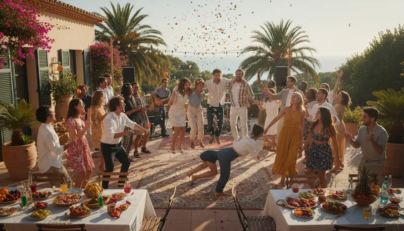 Illustration of never a dull moment: always something exciting or interesting happening.