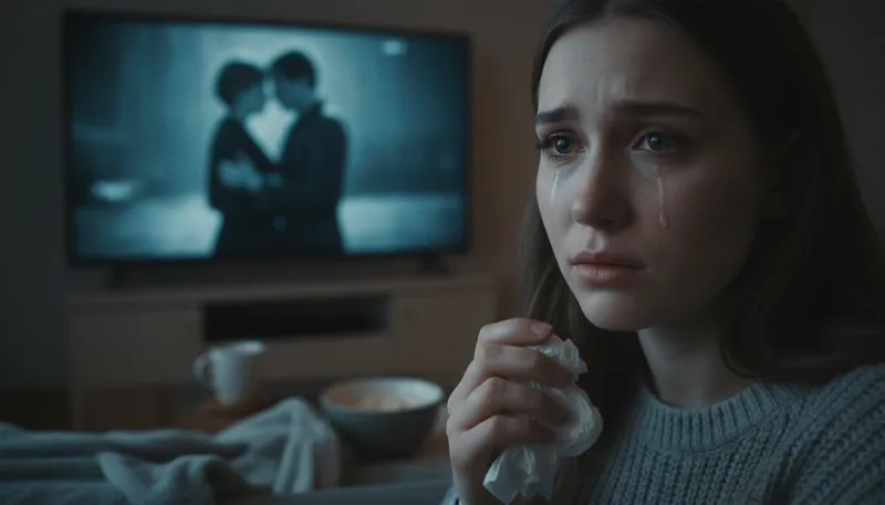 Illustration of cry: shed tears