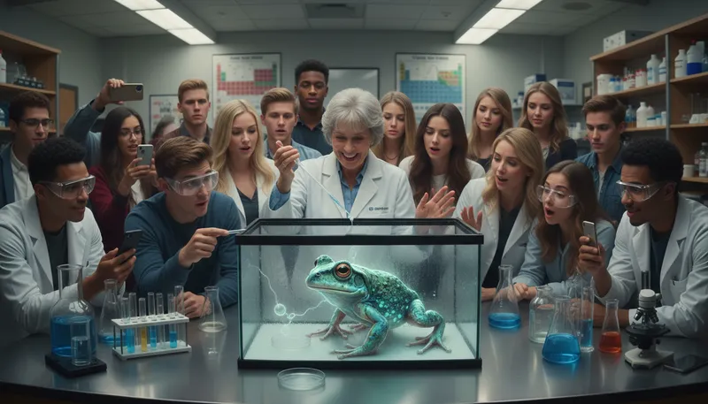 Illustration of mutant: An organism with altered genes or traits.