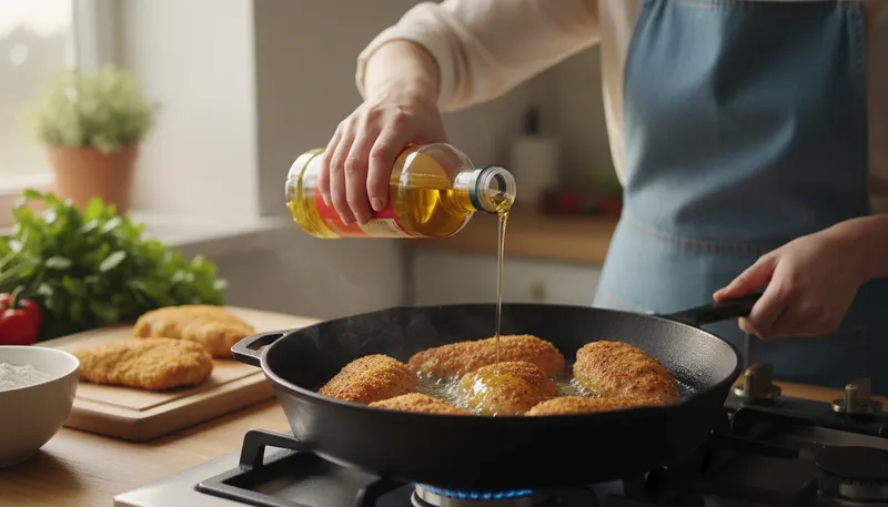 Illustration of wesson: A brand associated with cooking oils.