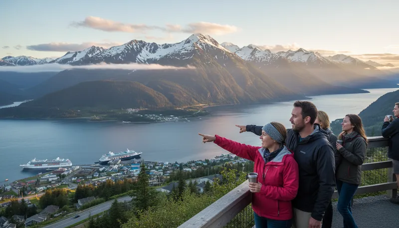 Illustration of haines: A small town in Alaska known for beauty.