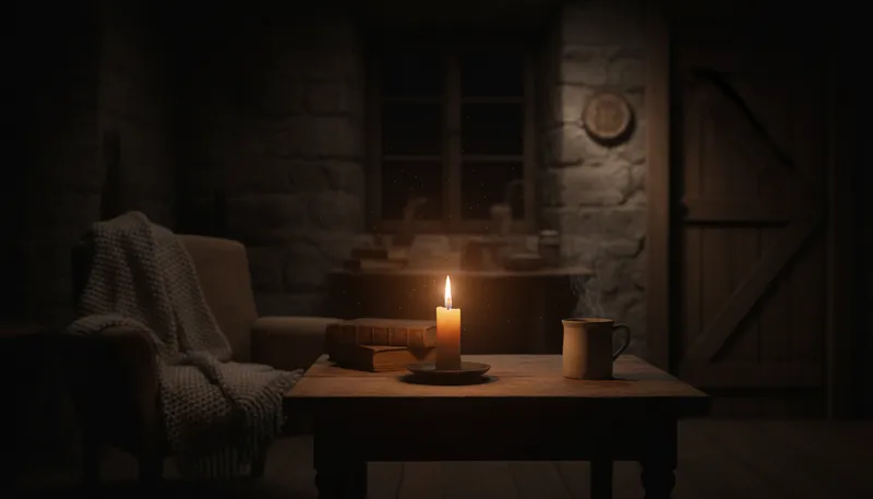 Illustration of glow: A steady light or warmth from something.