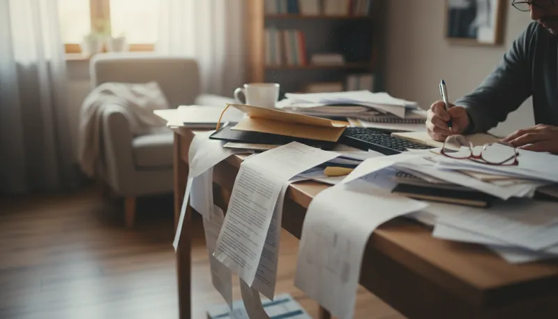 Illustration of all over the place: Disorganized or scattered in many directions.