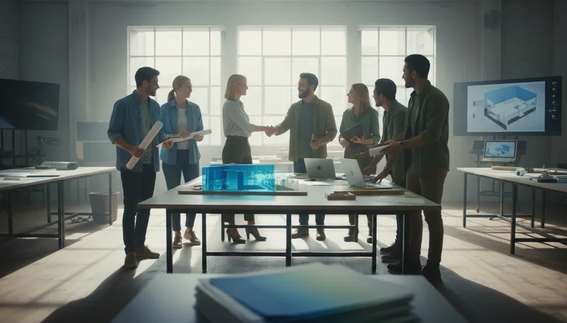 Illustration of join forces: Come together for a common purpose.
