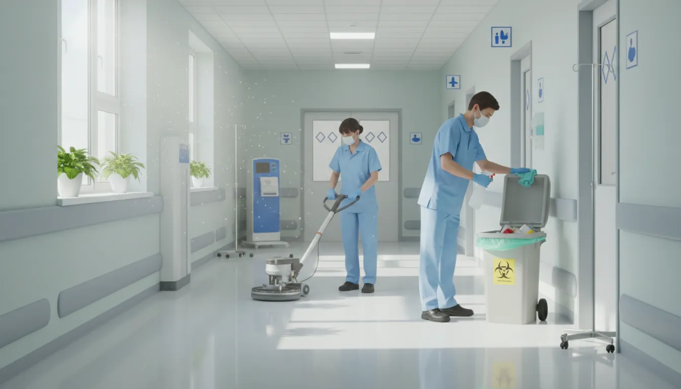 Иллюстрация sanitation: The maintenance of clean conditions.