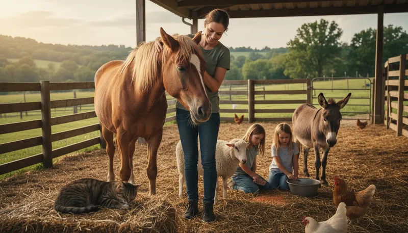 Illustration of humane: Showing compassion and kindness to others.