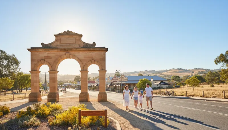Illustration of albury: A city in Australia near the border.