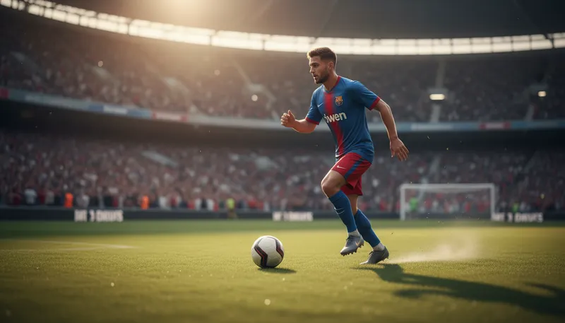 Illustration of winger: a player positioned on the side in sports