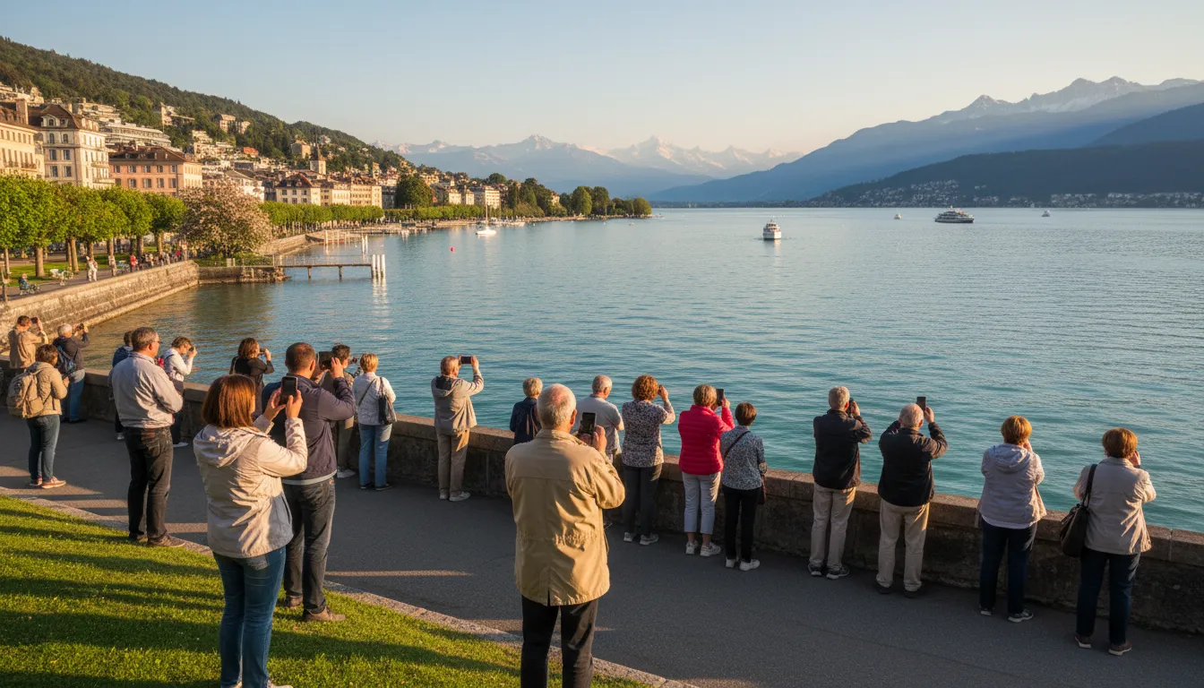 Lausanne 的插圖：A Swiss city where the Olympic Committee is based.