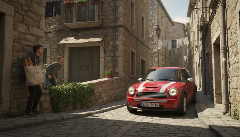 Illustration of mini: Small or reduced in size.