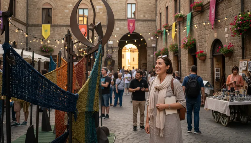 Illustration of perugia: A city in Italy known for art.