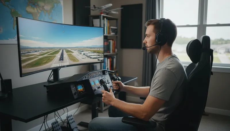 Illustration of sim: short for 'simulator' in gaming