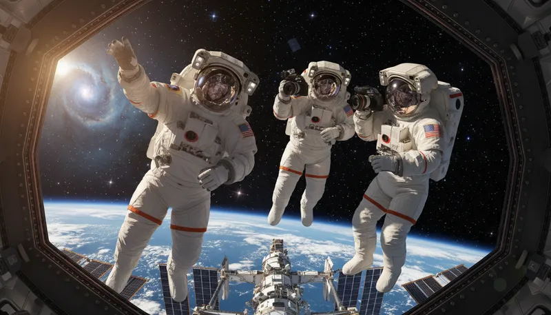 Illustration of great beyond: the vast unknown outside our world.