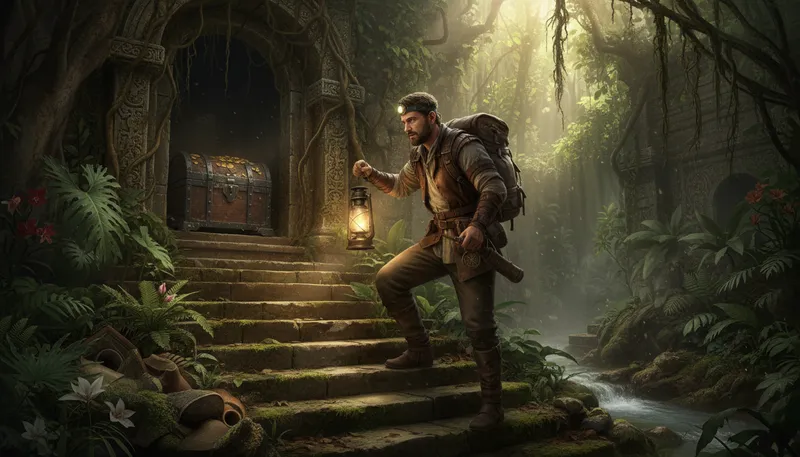 Illustration of percival: A name, often associated with chivalry.
