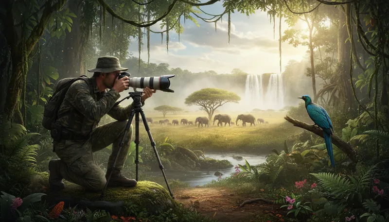 Illustration of cameraman: Person who operates a camera.