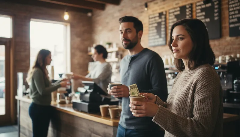 Illustration of that and a dollar will get you a cup of coffee: something is not valuable or useful