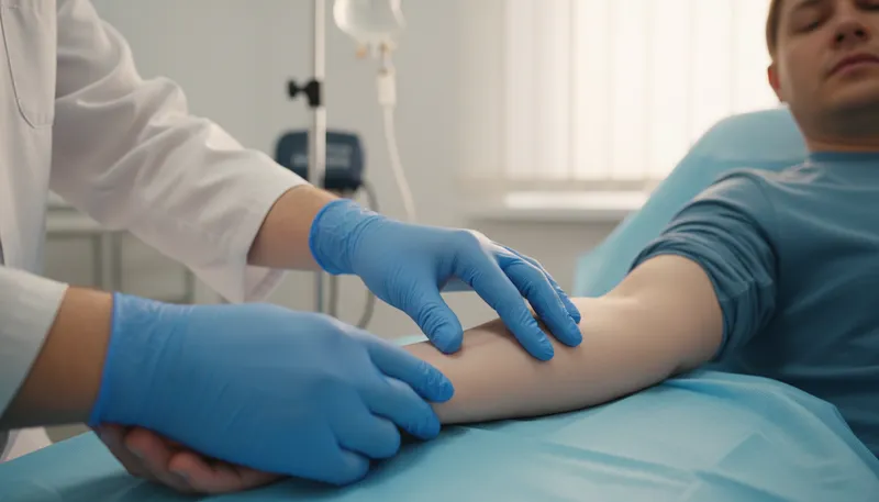 Illustration of vein: a tube in the body carrying blood.